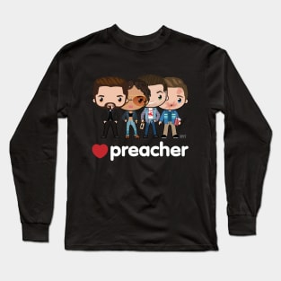 Love Preacher - Tulip, Jesse, Cass & Eugene Long Sleeve T-Shirt